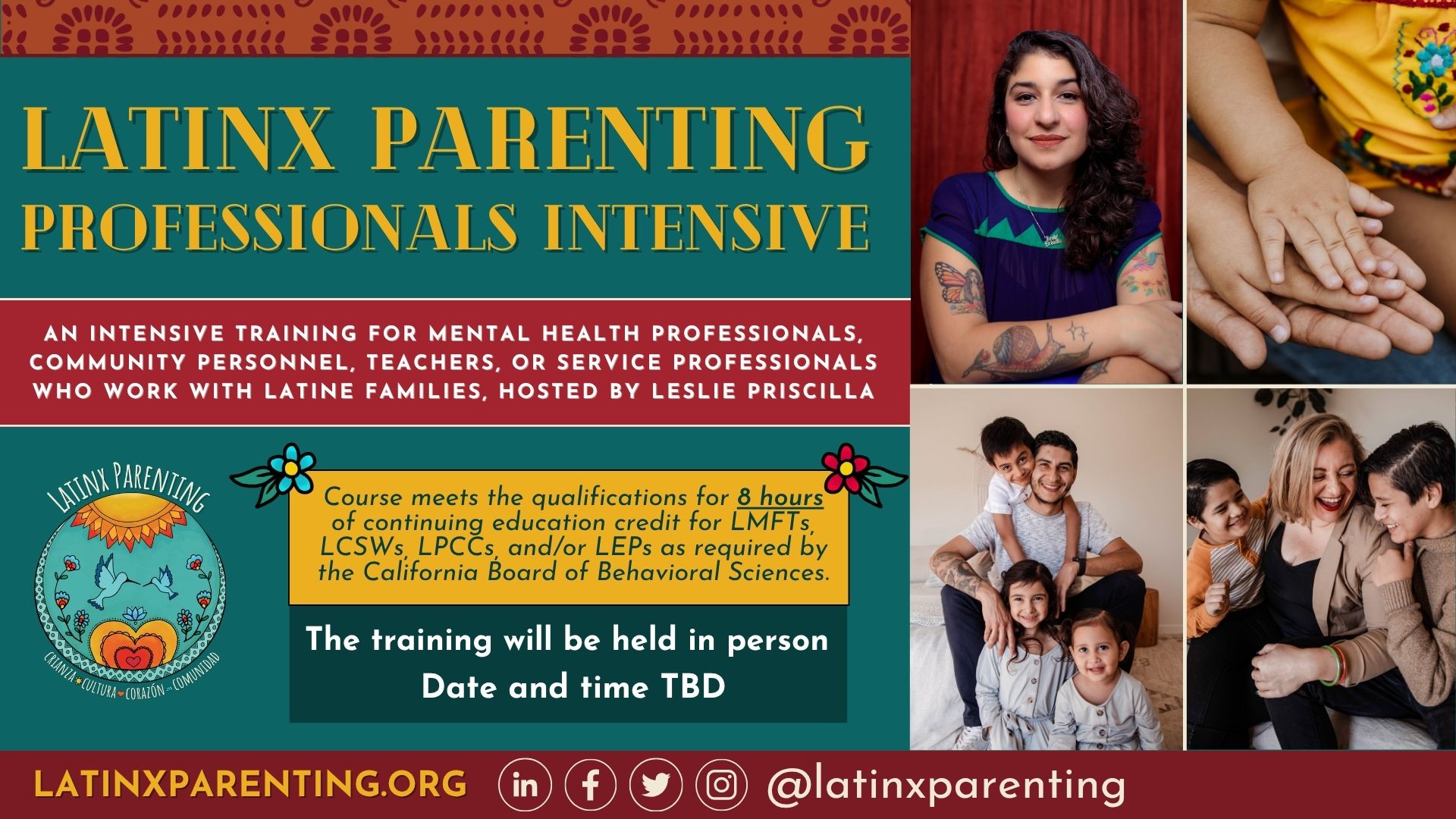 Product image for Latinx Parenting Professionals Intensive