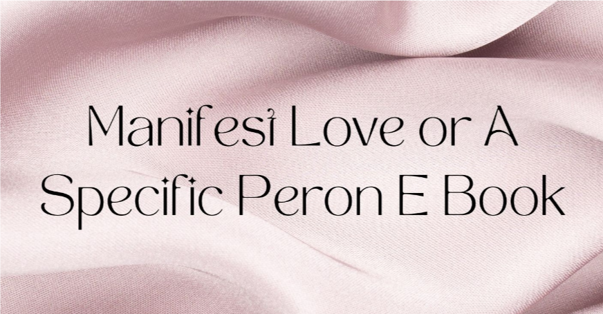 Product image for Manifest Love/a Specific Person E book