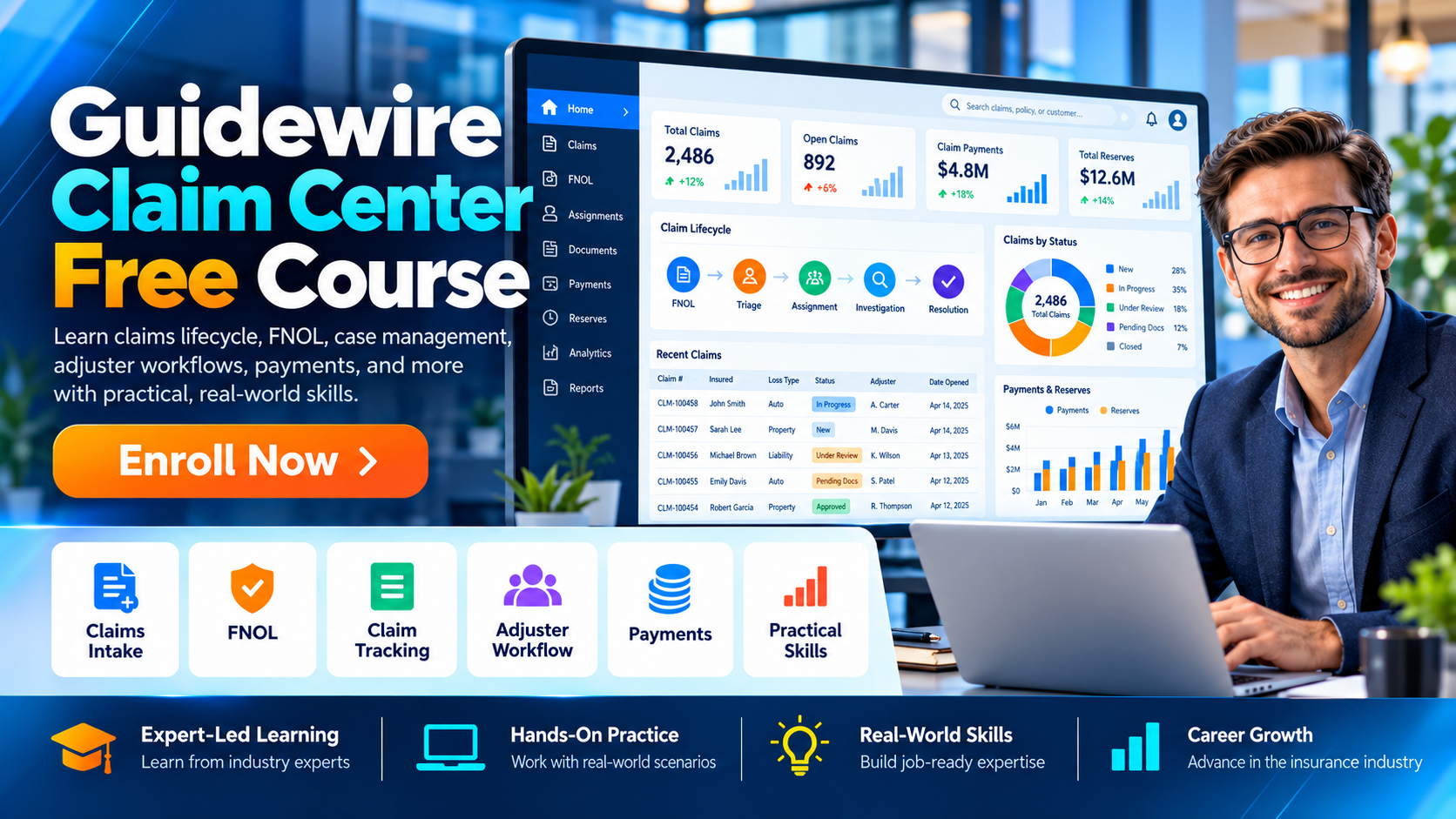 Product image for Guidewire Claim Center Free Course