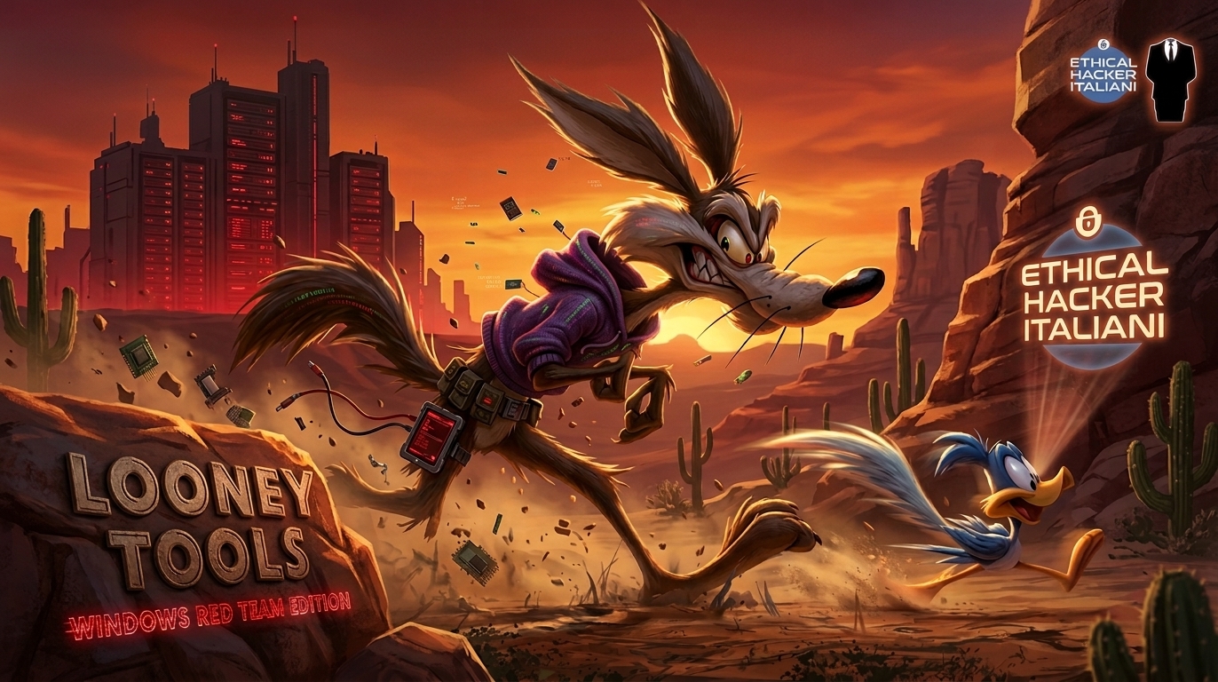 Immagine del prodotto per 1 - *APPENA USCITO* Looney Tools – L’Oscura Arte del Red Team su Windows