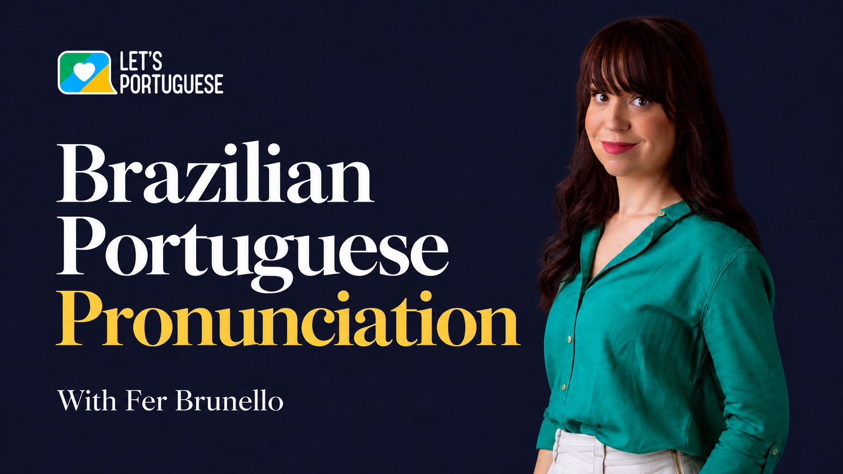 Product image for Brazilian Portuguese Pronunciation