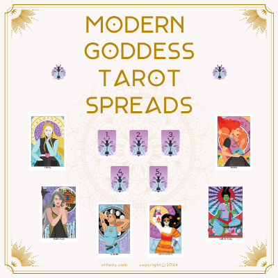 Product image for Modern Goddess Tarot Spreads