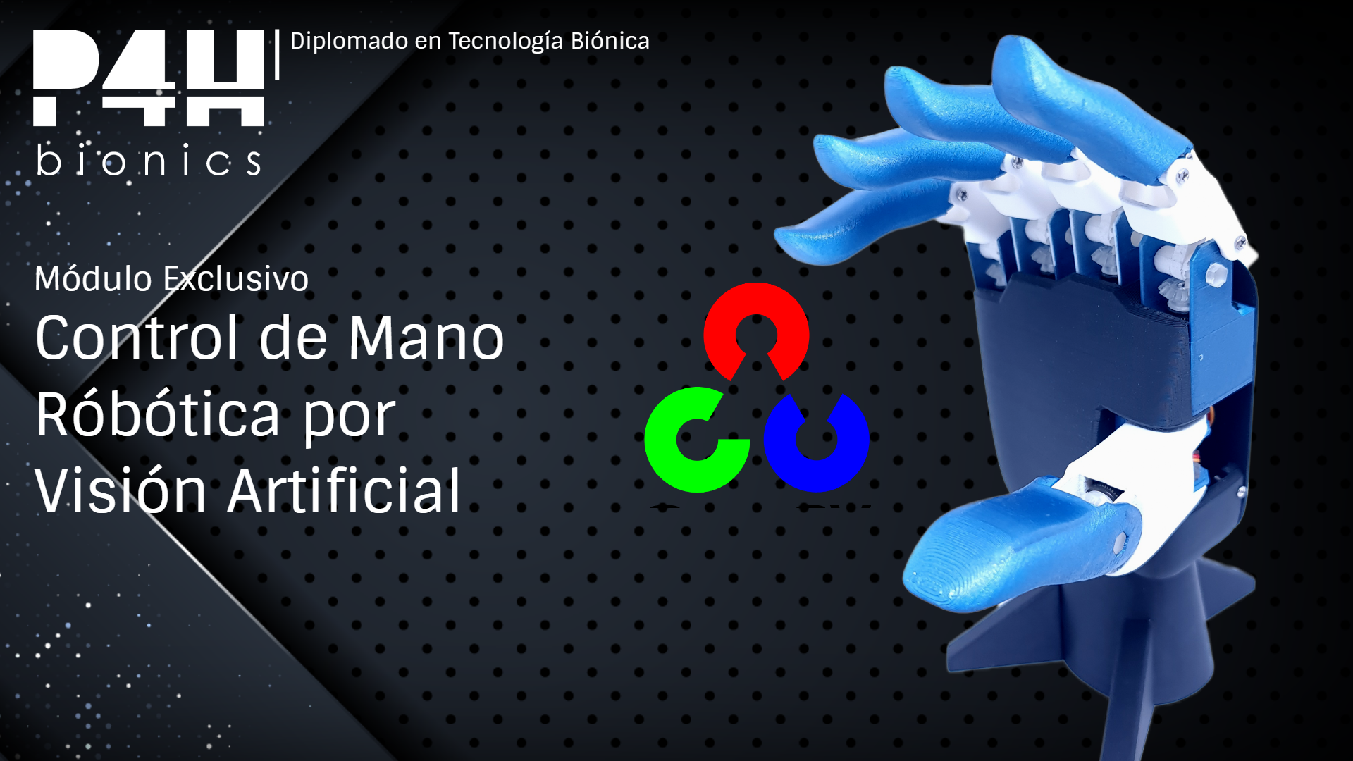 Imagen de producto para (Fase 4.5) Control de Mano Robótica con Visión Artificial / OpenCV