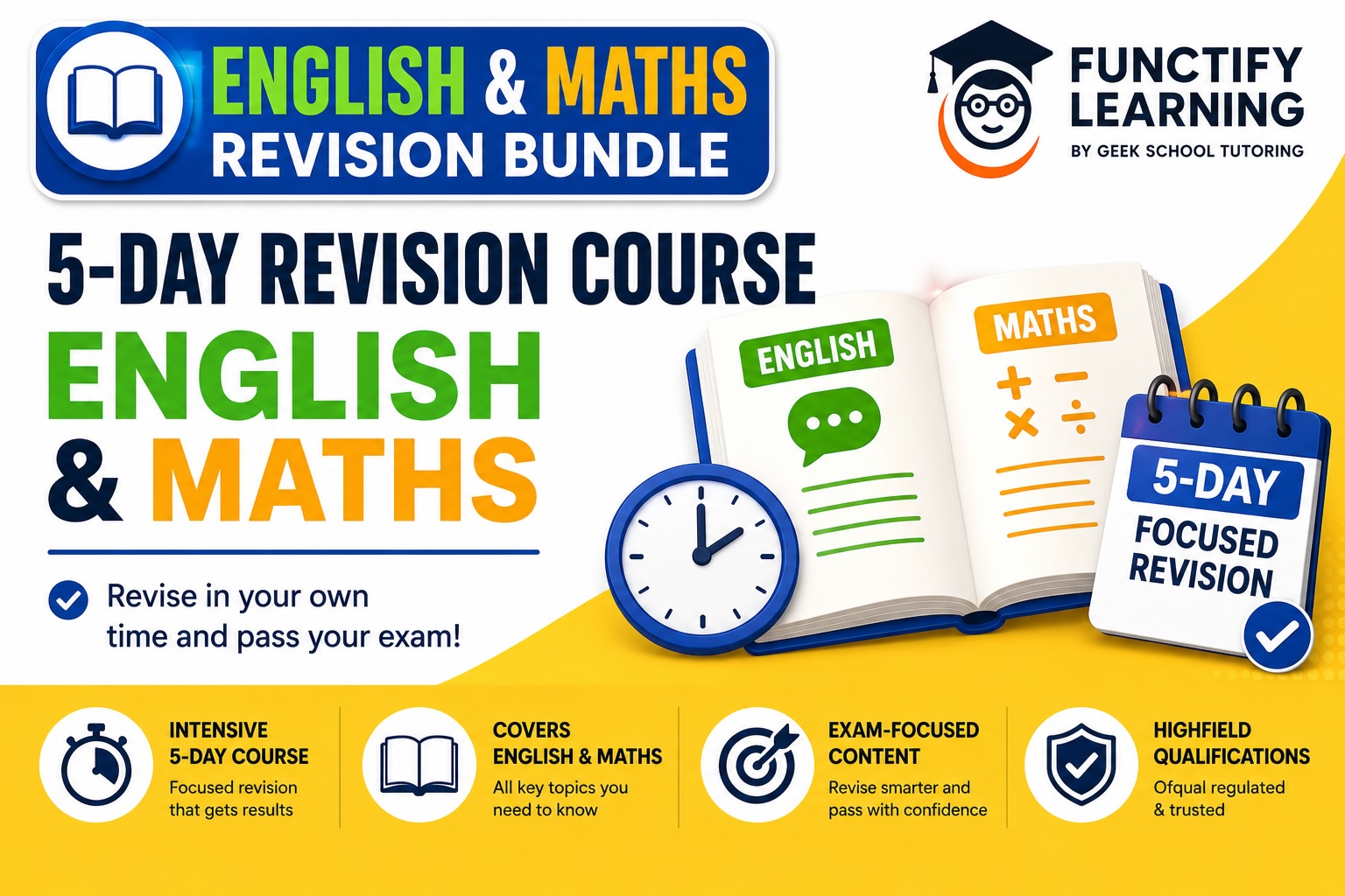 Product image for 5-Day Revision Course - English and Maths