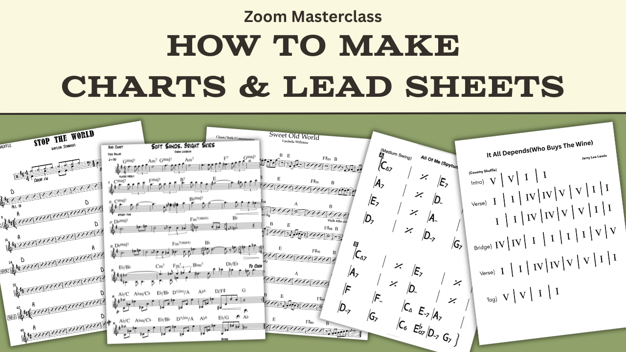 Product image for Masterclass: Making Charts & Lead Sheets
