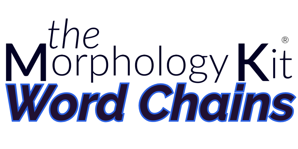 Product image for The Morphology Kit® Word Chains SET 1