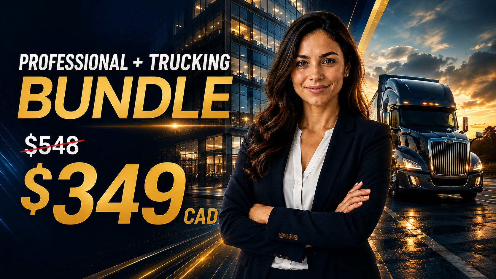 Product image for T2 for : Professional + Trucking Bundle (2 Courses)  