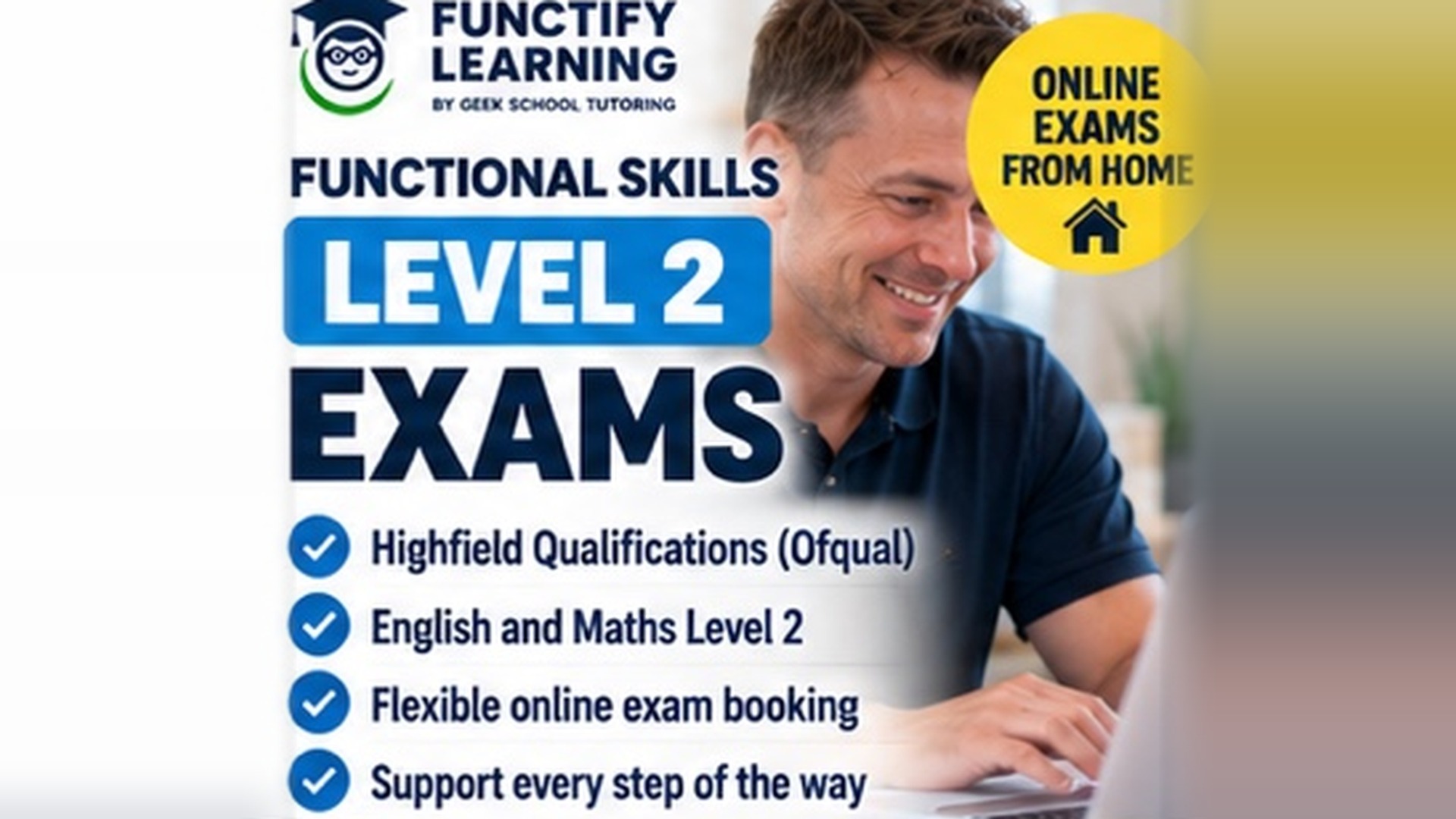 Product image for Book Your Functional Skills Level 2 English and Maths Exam