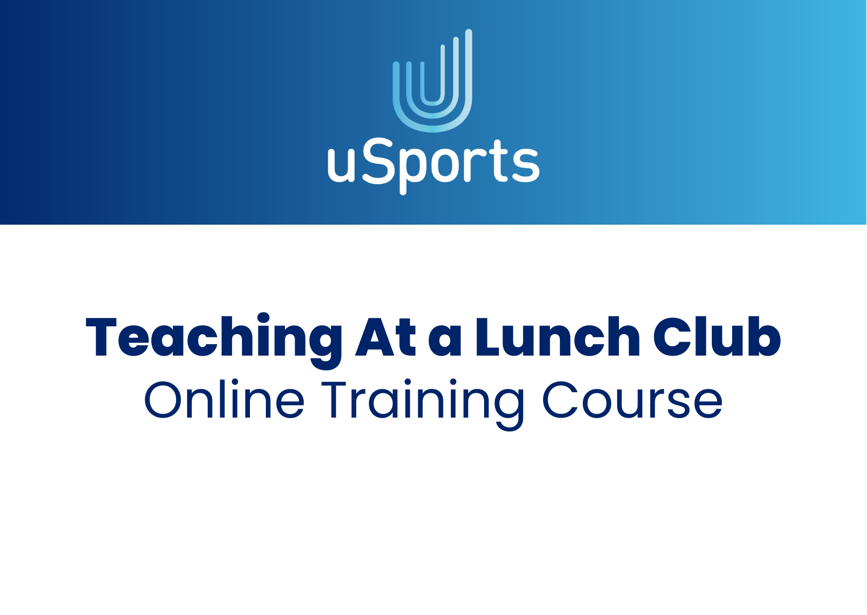 Product image for uSports | Running Lunch Clubs