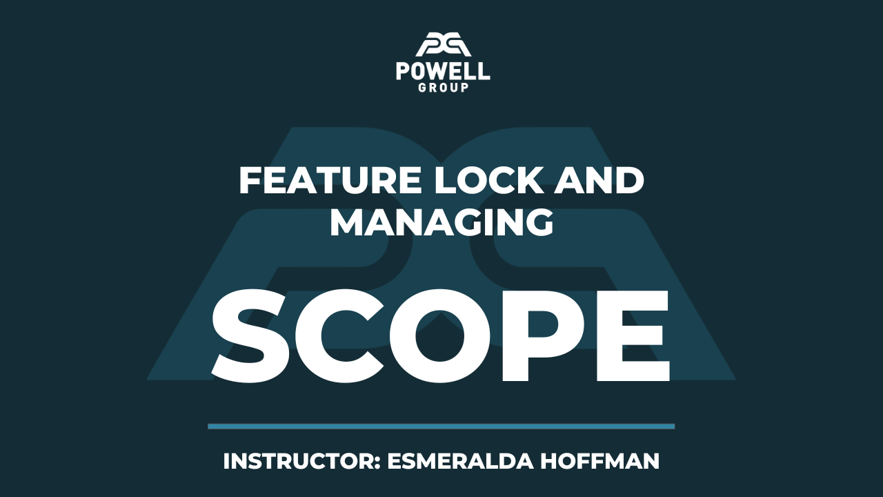 Product image for Feature Lock and Managing Scope