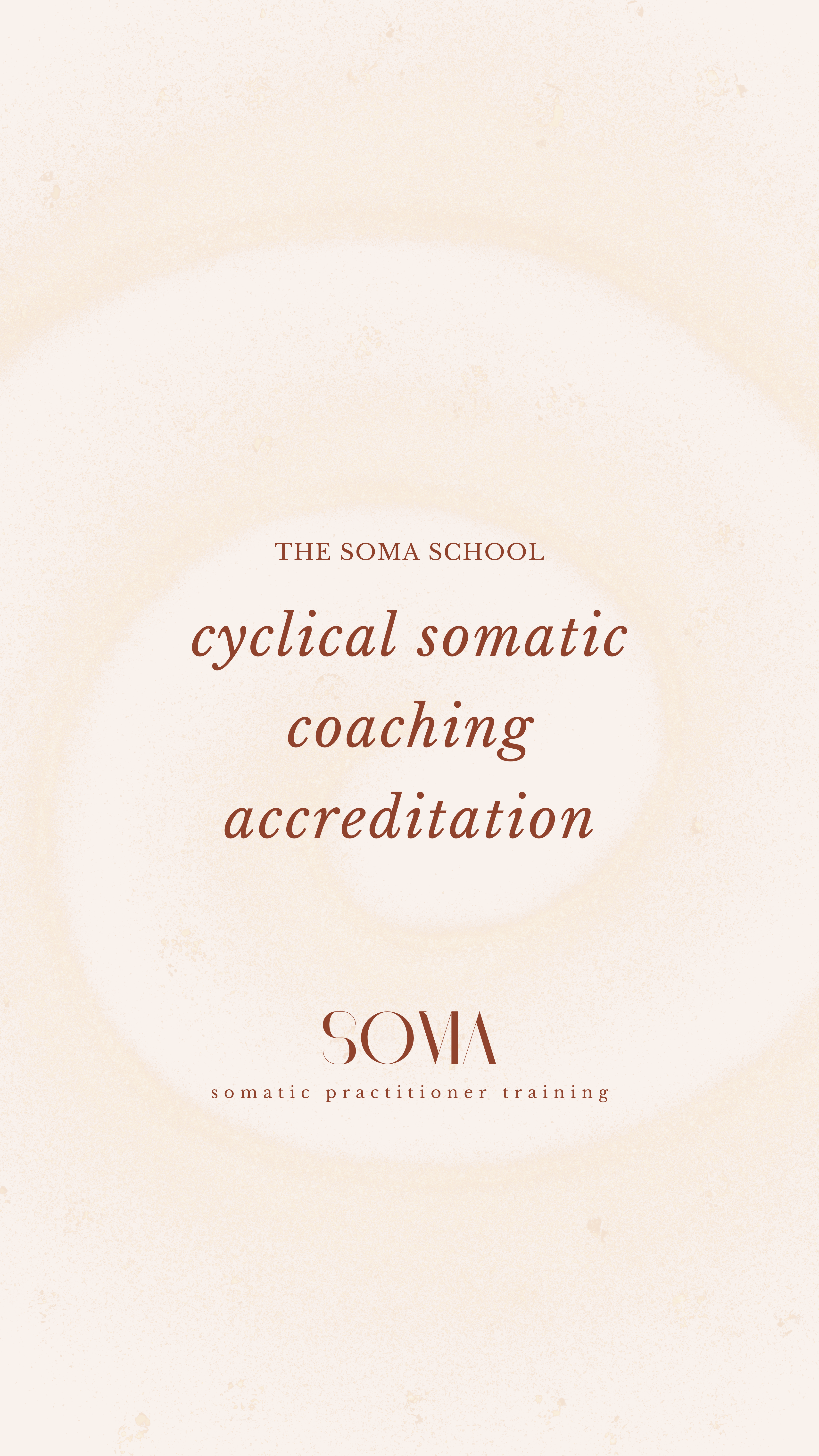 Product image for soma school : cyclical practitioner accreditation (September 2026)