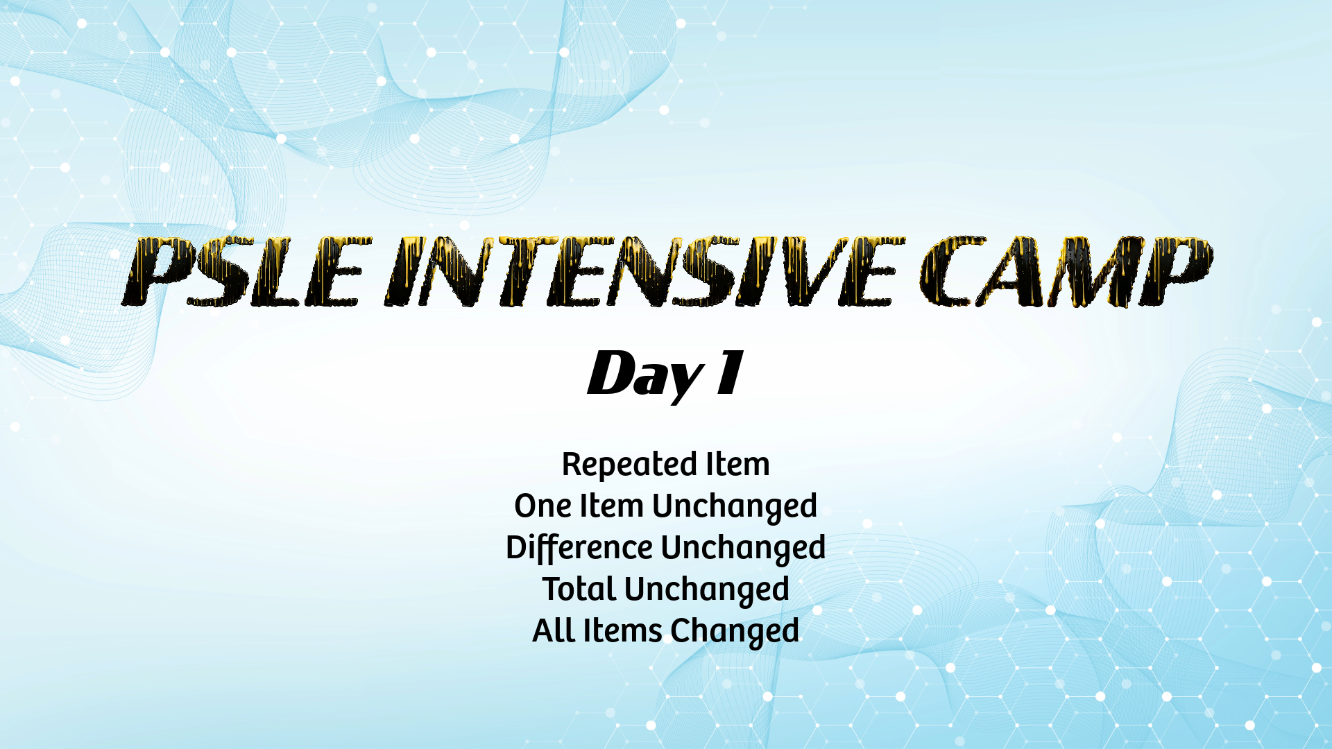Product image for P6 Intensive Camp Day 1 [3 Month Access]
