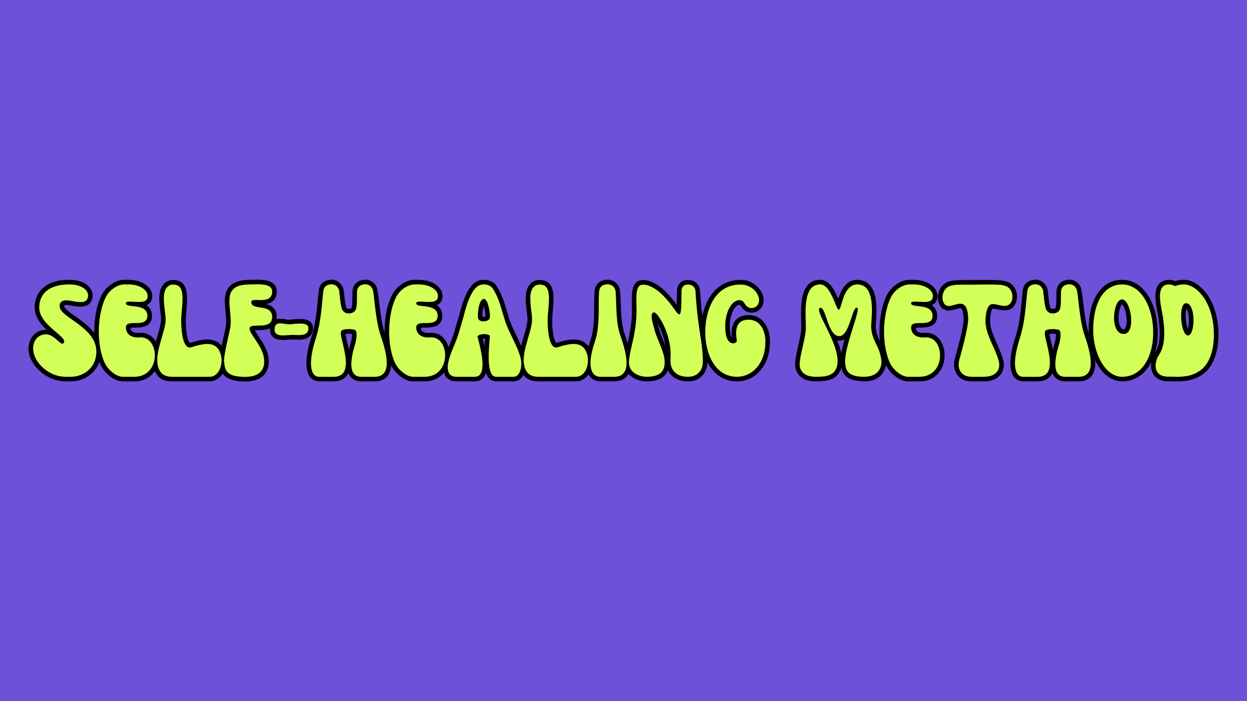Product image for SELF-HEALING METHOD