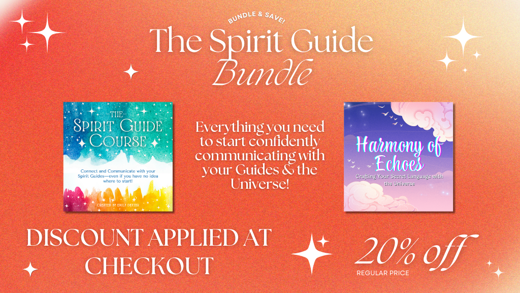 Product image for The Spirit Guide Bundle 🧚 (The Spirit Guide Course + Harmony of Echoes) **USE COUPON BUNDLEANDSAVE for 20% off!**