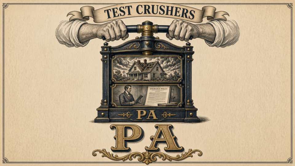 The stylized and branded logo for the Public Adjuster Course