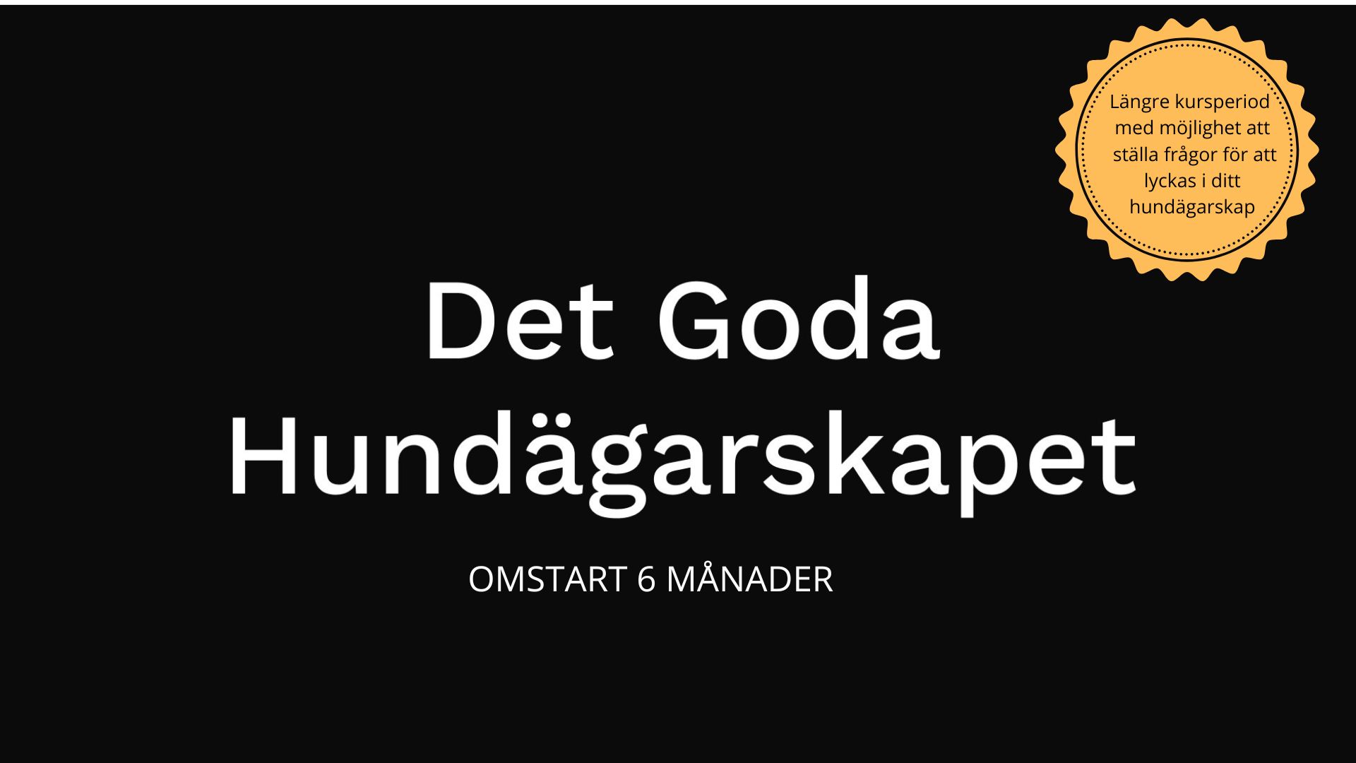 Product image for OMSTART 6 månader