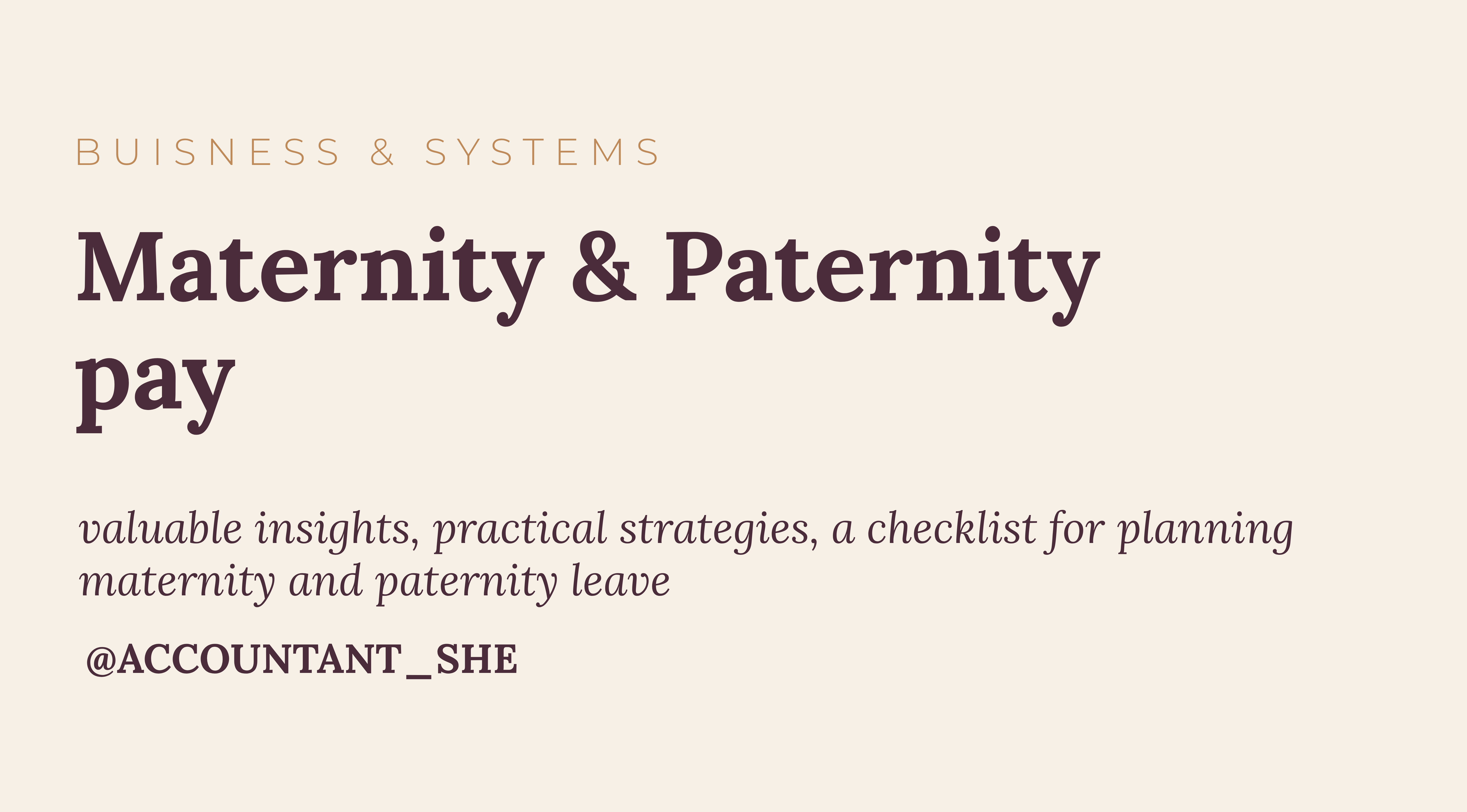 Product image for Maternity & paternity pay for the self-employed toolkit