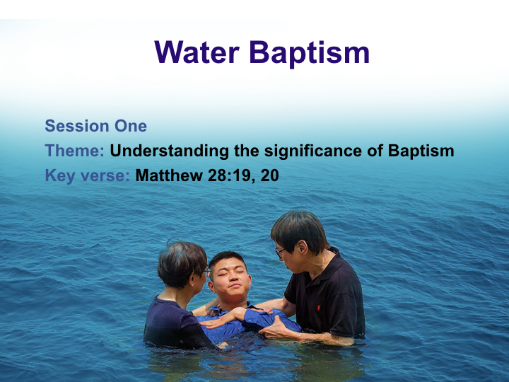 Product image for Baptism Class