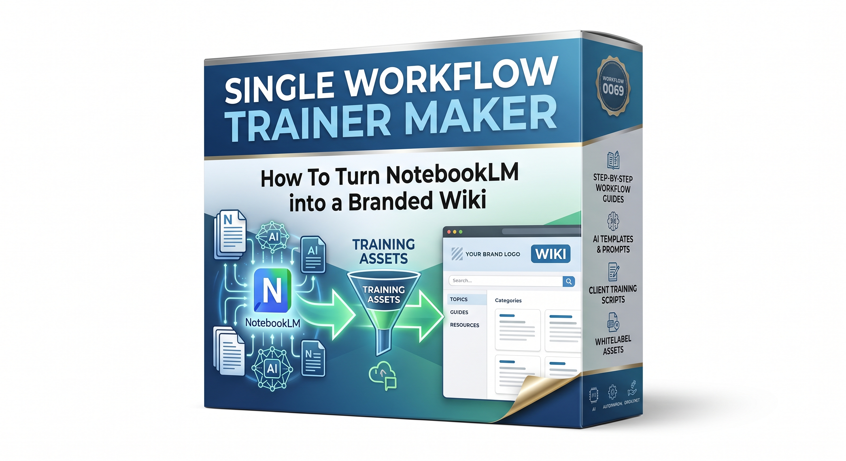 Product image for (2026) - WFTM2 - How to Turn NotebookLM Into a Branded Wik Website