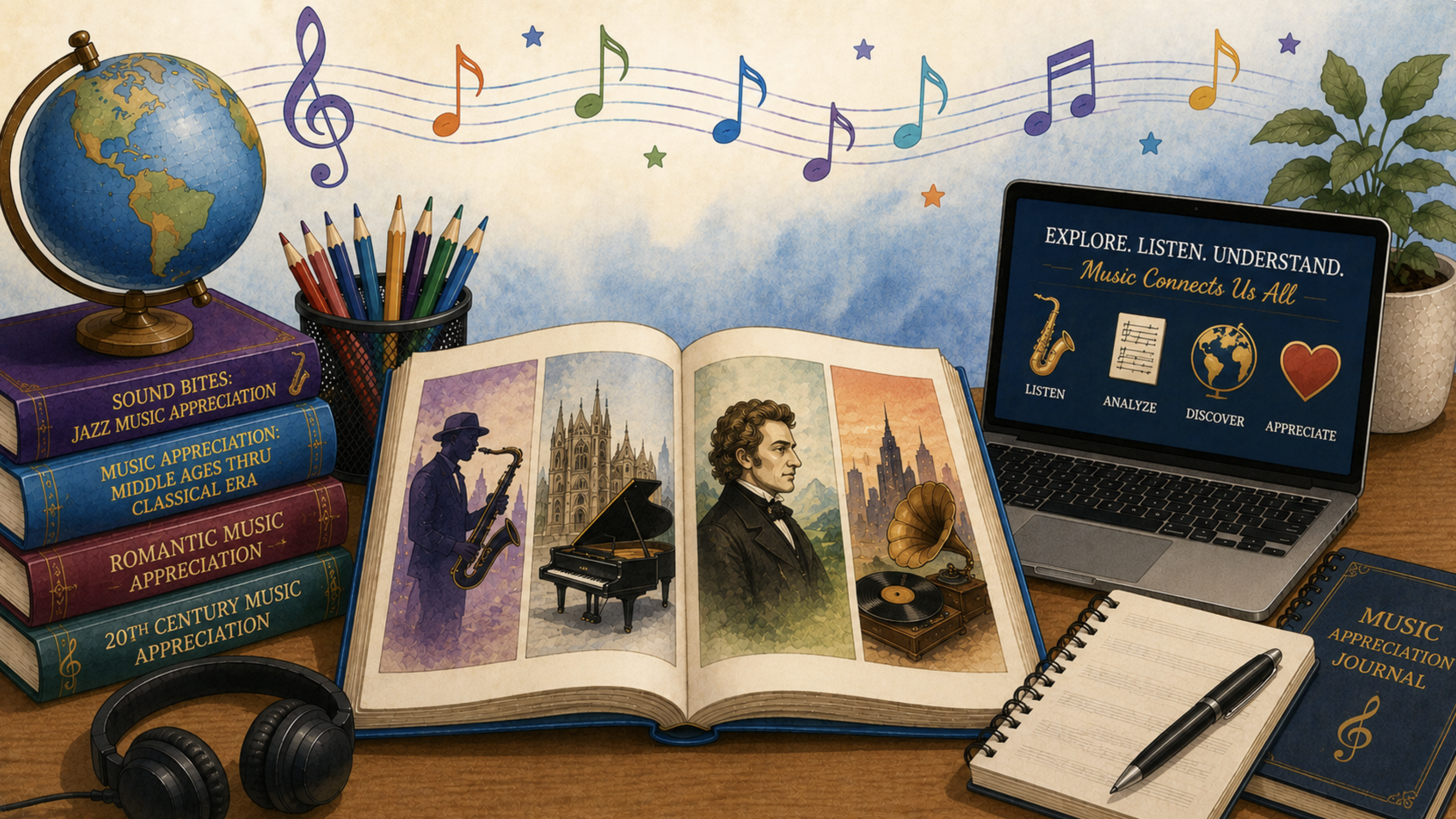 High School Music Learning Path graphic