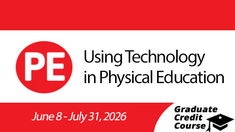 Product image for Using Technology in Physical Education (Summer 2026)