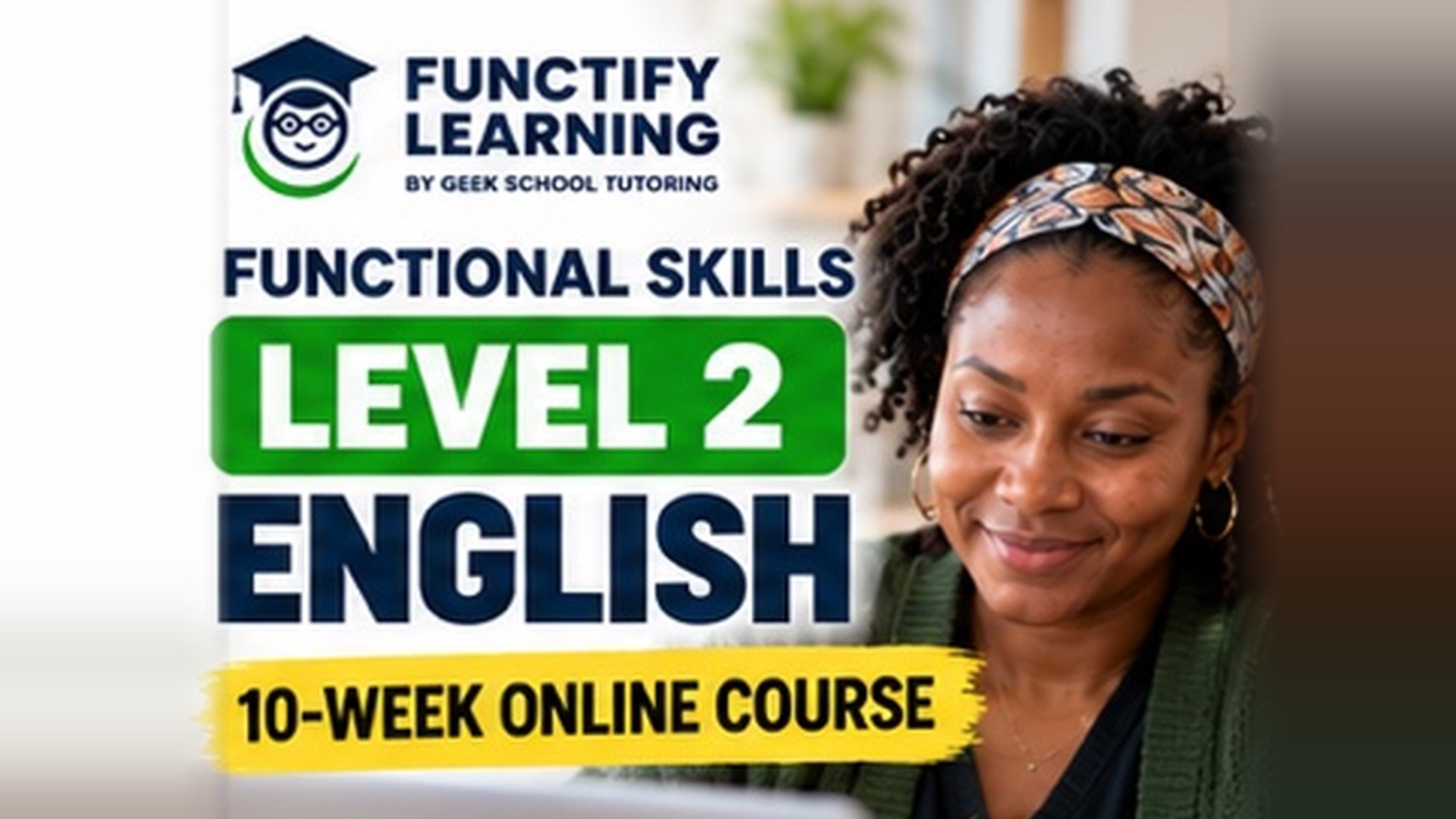 Product image for Functional Skills Level 2 English - Wednesday 6am - Starting 3 June 2026