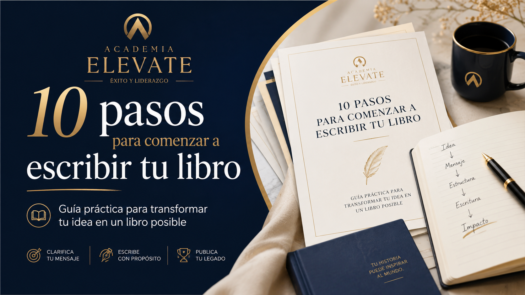 Imagen de producto para Descarga gratuita — 10 pasos para comenzar a escribir tu libro