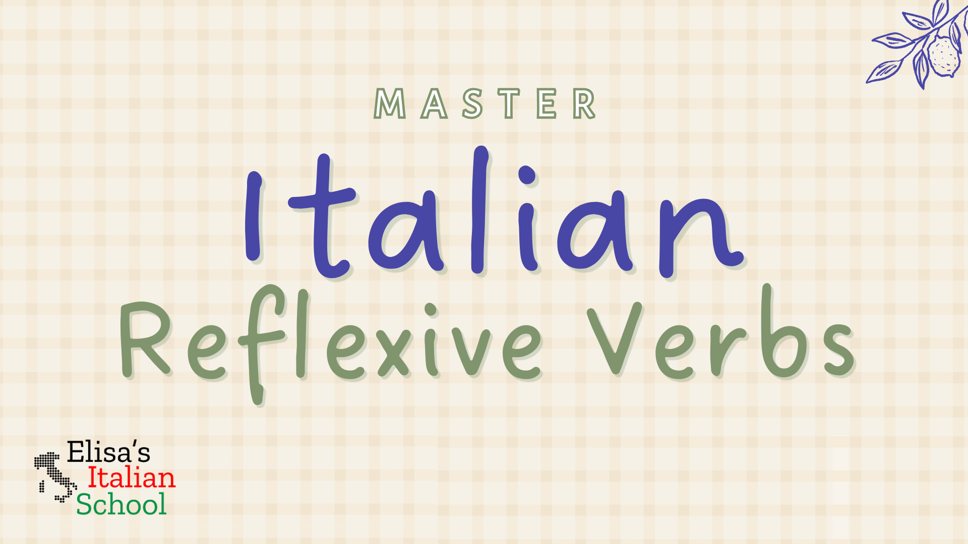 Product image for Master Italian Reflexive Verbs