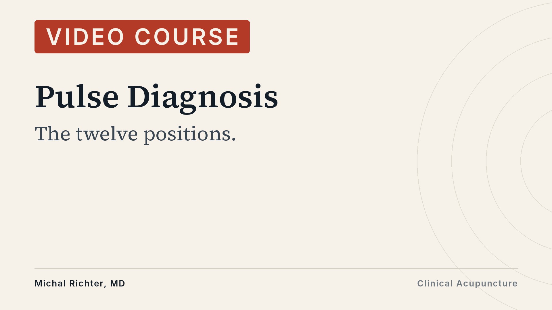 Product image for Pulse Diagnosis: The Twelve Positions