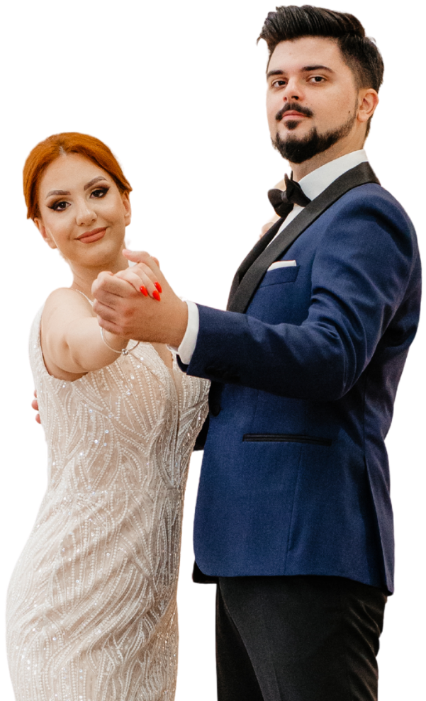 Andrew and his partner dancing
