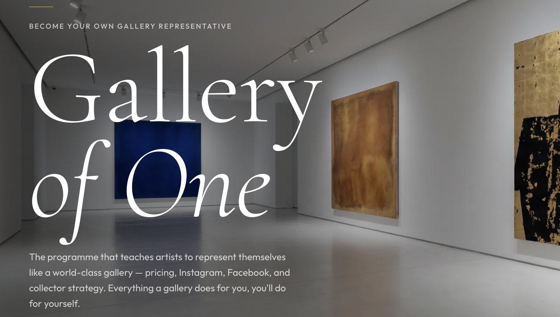 Product image for GALLERY OF ONE