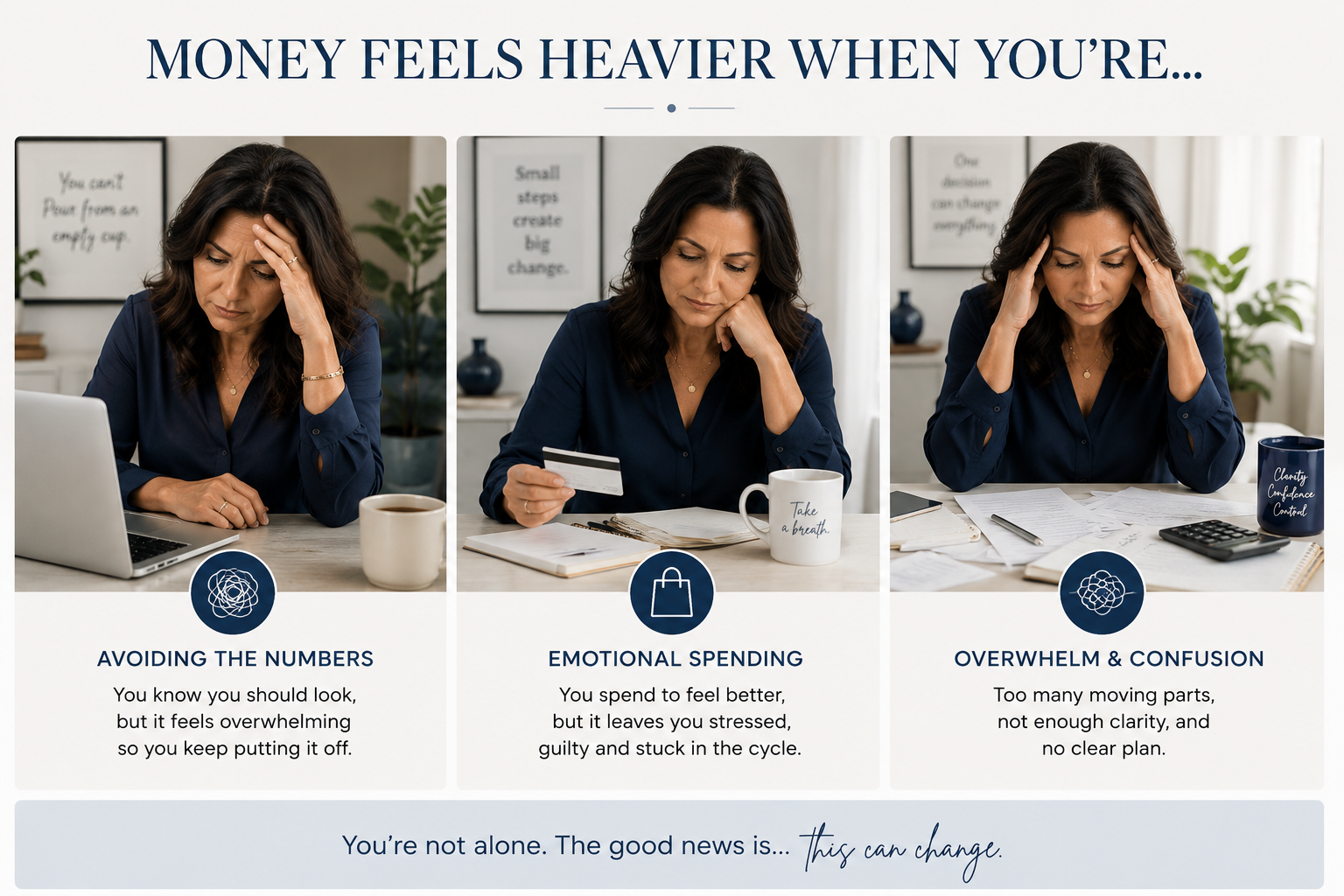Money feels heavier