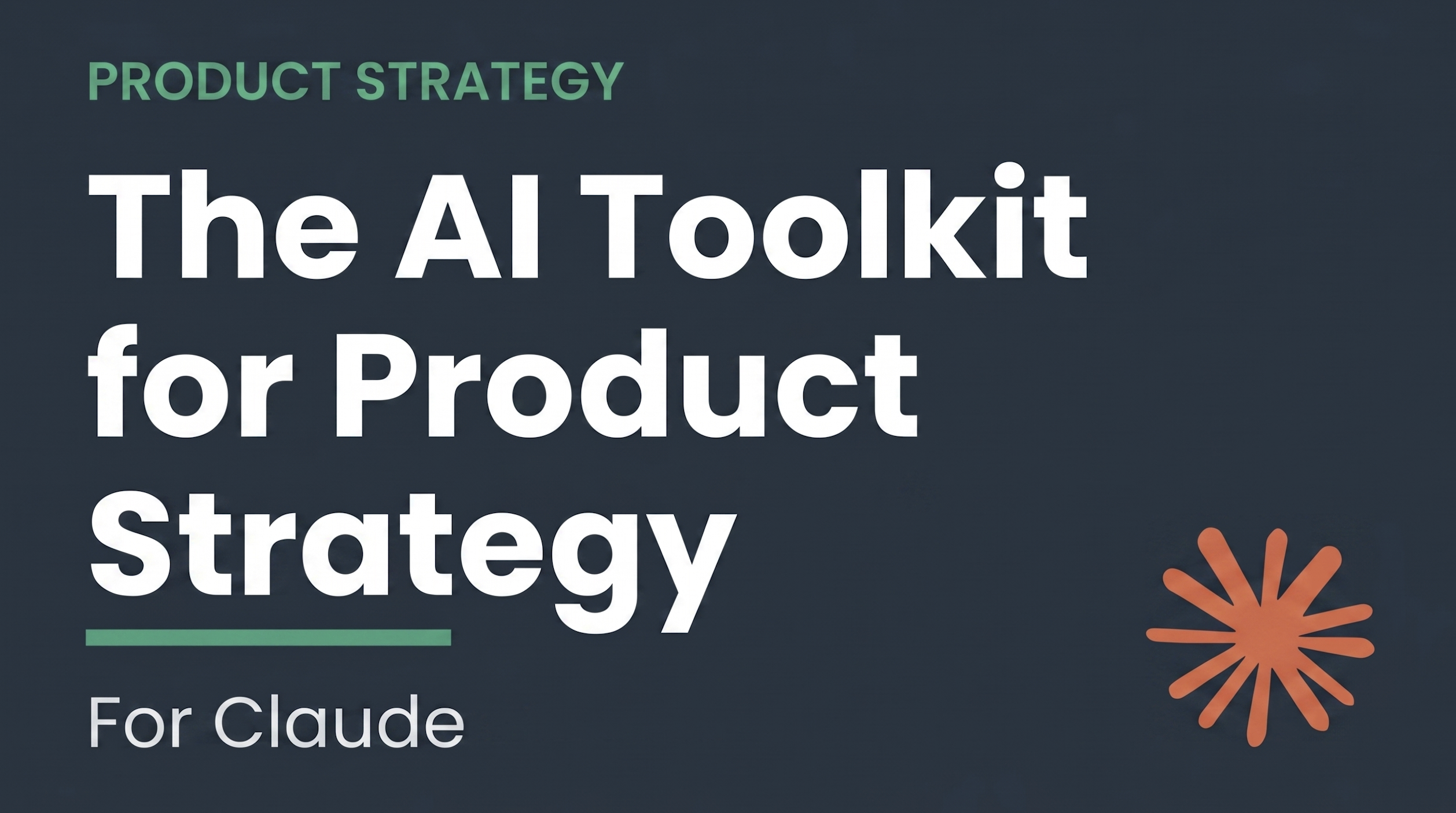 Product image for The AI Toolkit for Product Strategy