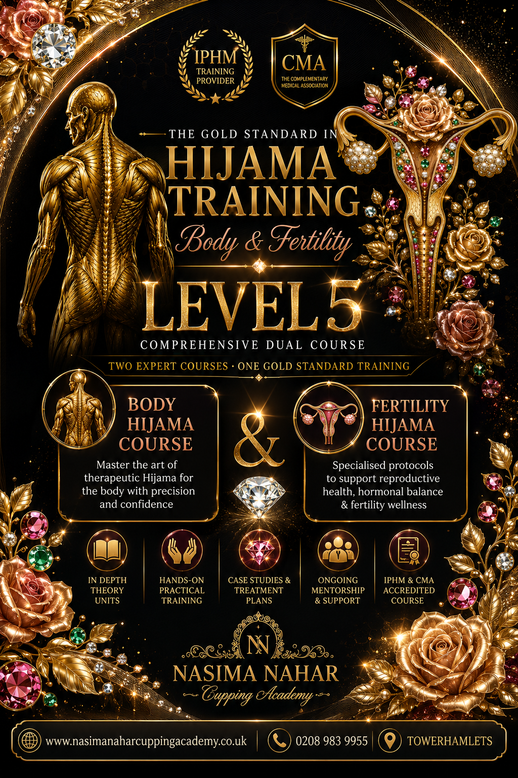 Product image for The Gold Standard In Hijama Training, Fertility Hijama & Facial Hijama Course 