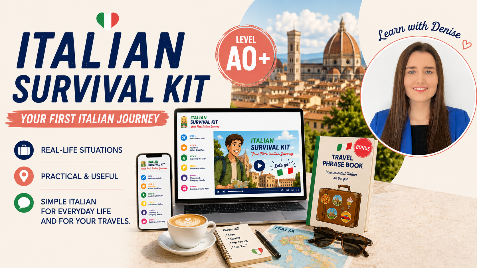 Product image for ITALIAN SURVIVAL KIT - your first Italian journey