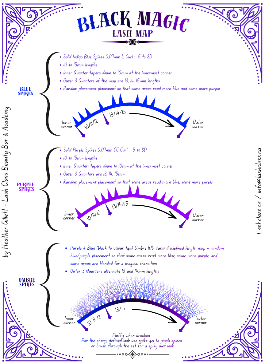 Product image for Black Magic Lash Map