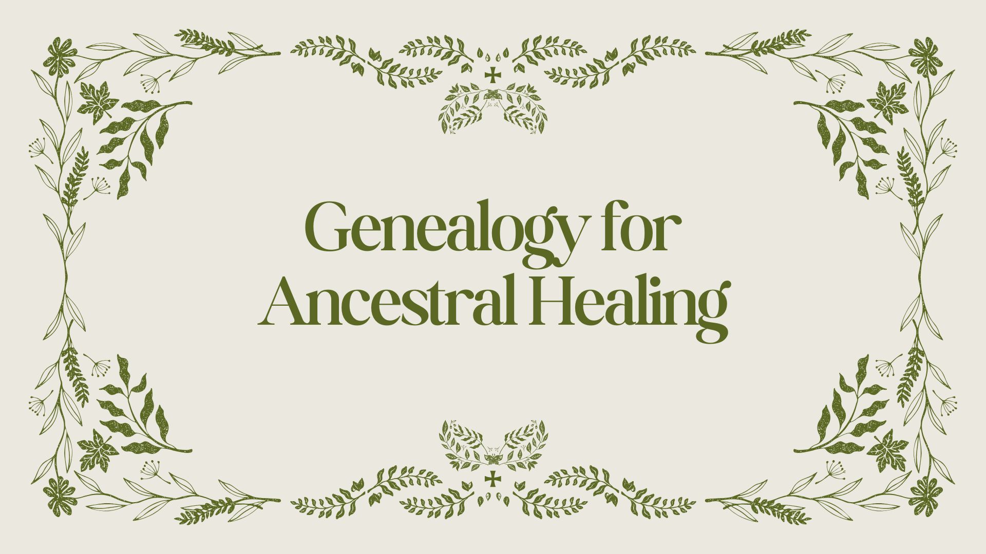 Product image for Genealogy for Ancestral Healing