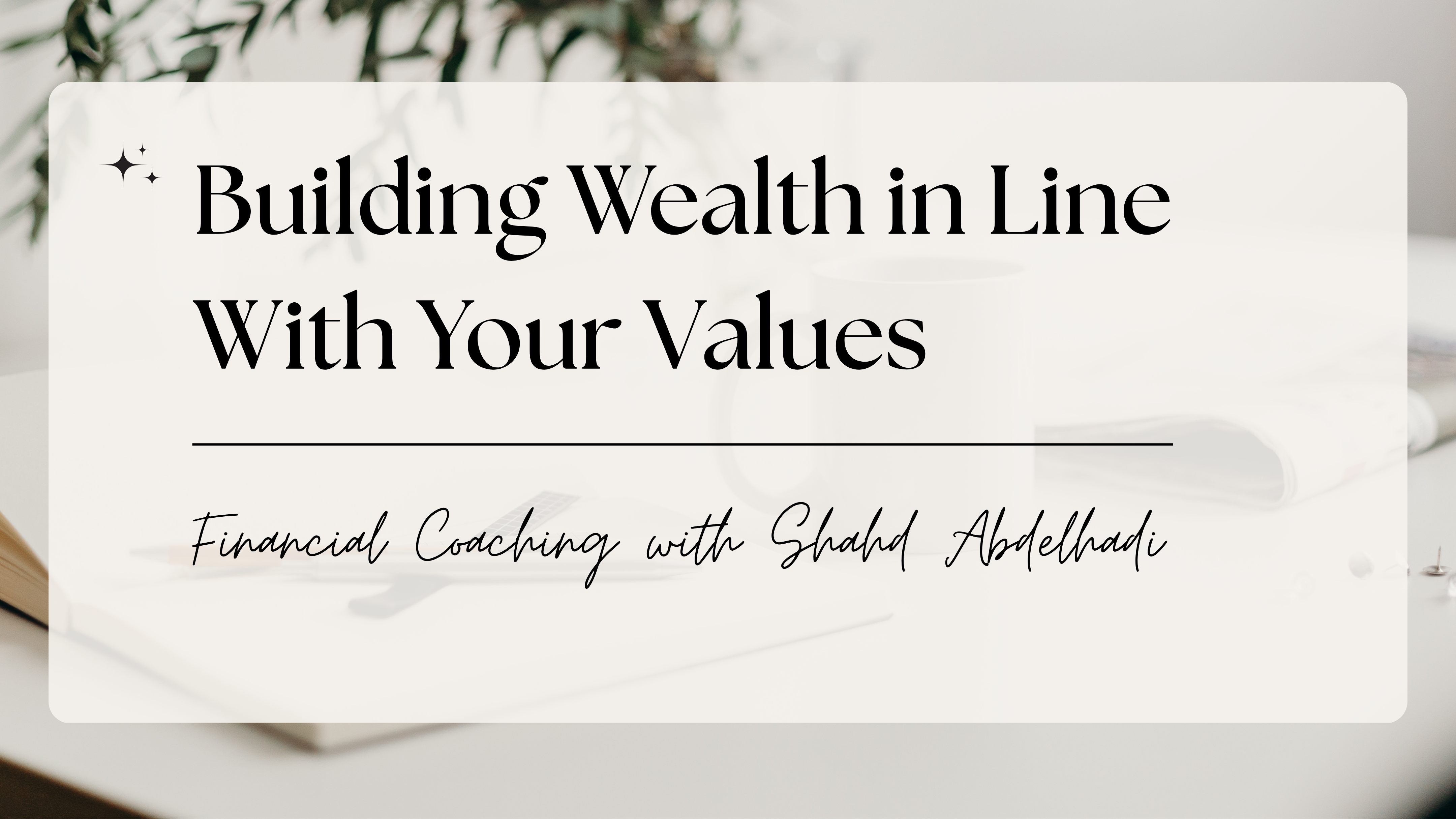 Product image for Wealth Building with Shahd