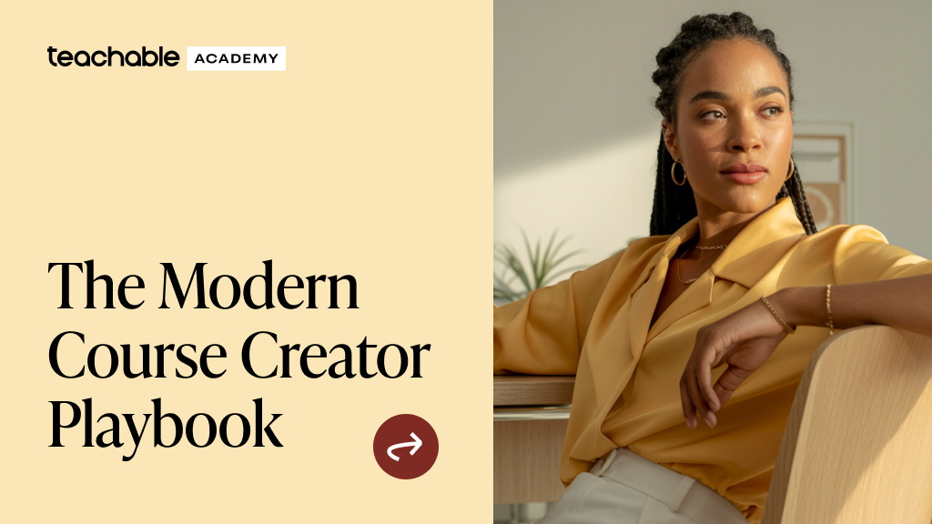 Product image for The Modern Course Creator Playbook