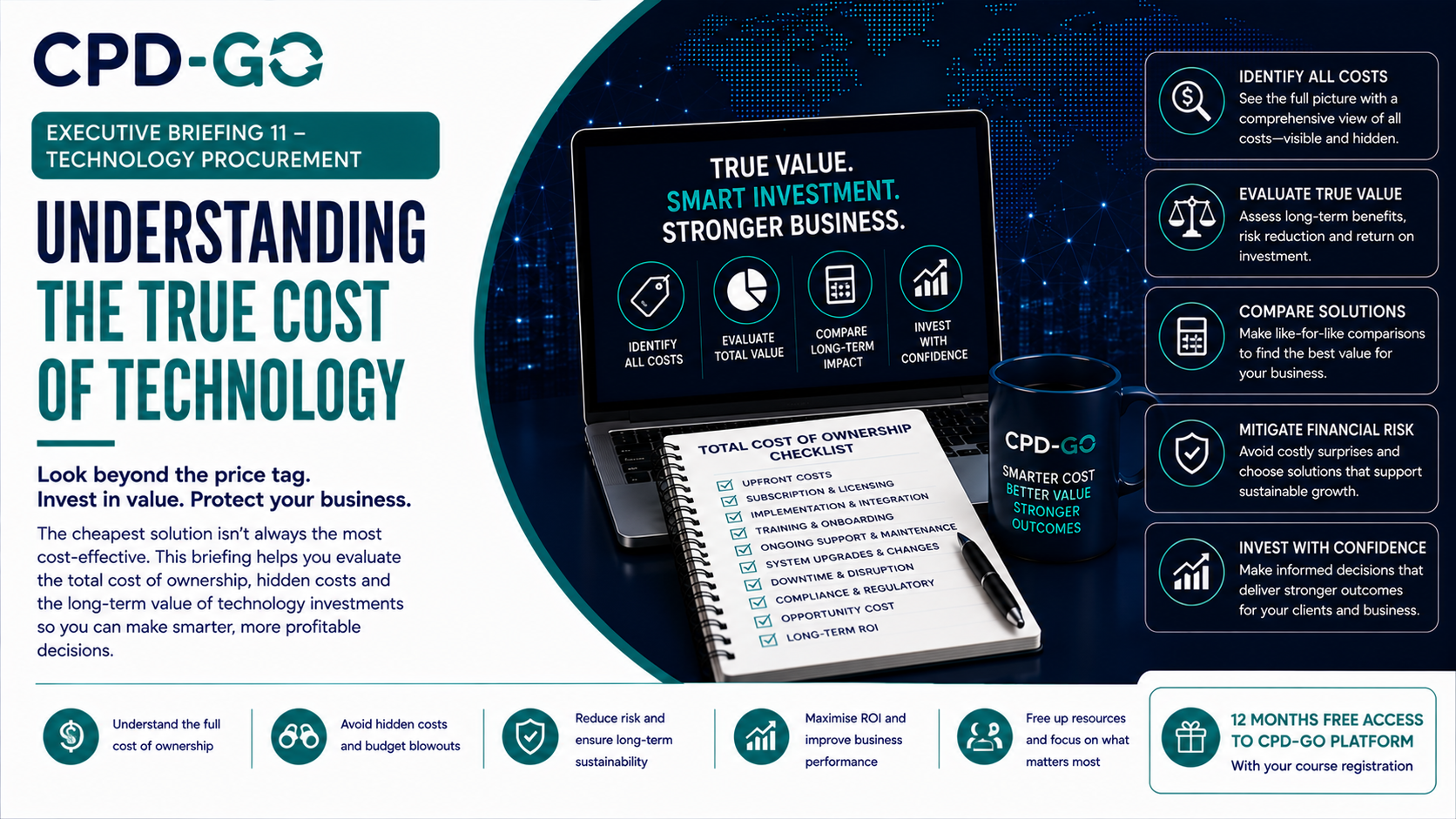 Product image for Executive Briefing Eleven – Technology Procurement Understanding the True Cost of Technology