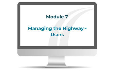 Product image for Highway Law - Module 7 - Managing the Highway - Users