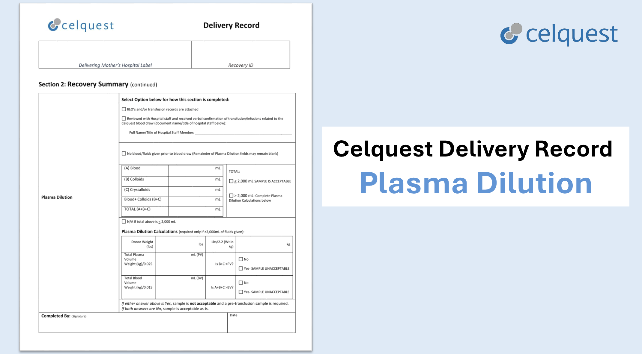 Product image for CEL-VID-005 Ver 0- Plasma Dilution Calculator Training