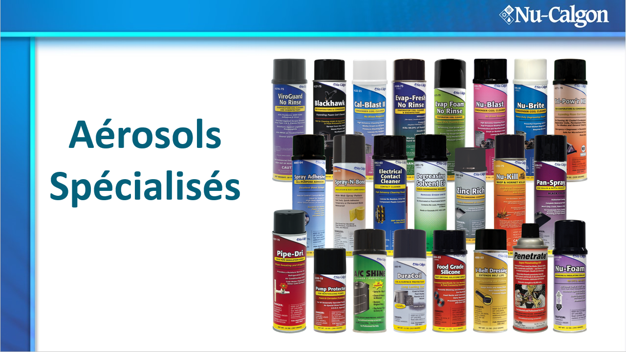 Product image for Specialty Aerosols (FRENCH) NATE ID: 1826-0018