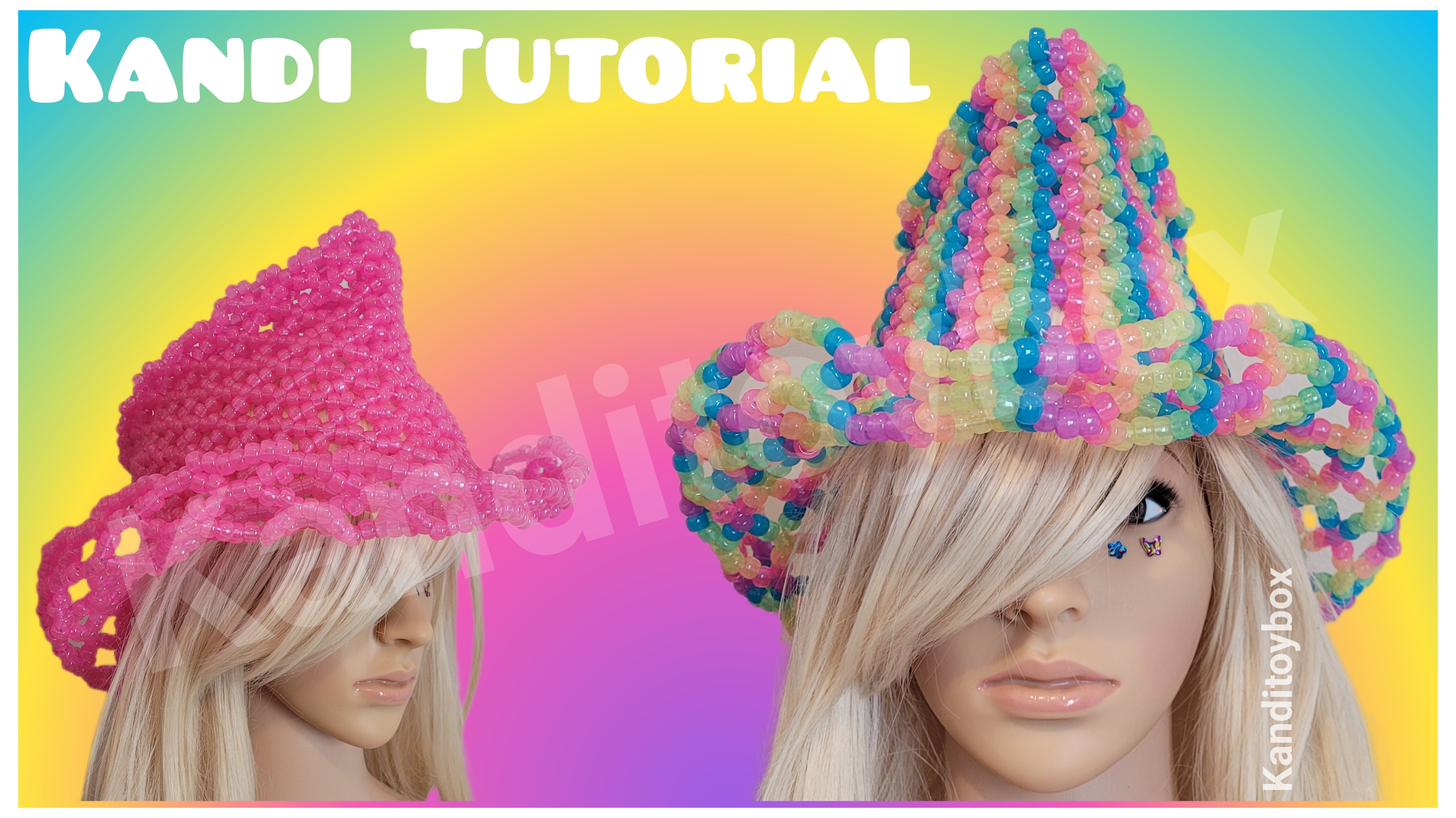 Product image for Cowboy kandi hat tutorial 