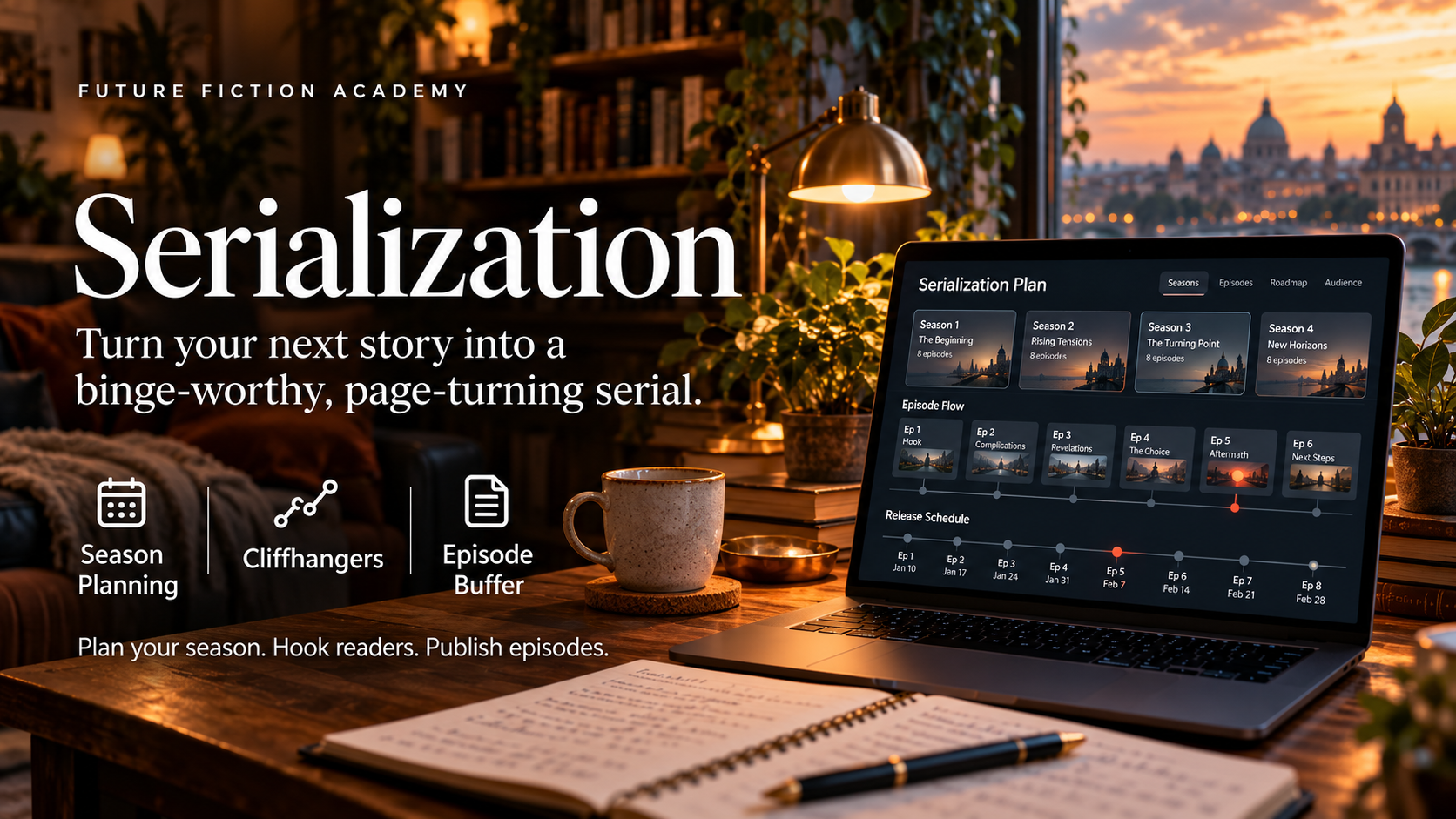Product image for 📗 LED: Serialization for Authors: A Course on Planning, Writing, and Monetizing Episodic Fiction