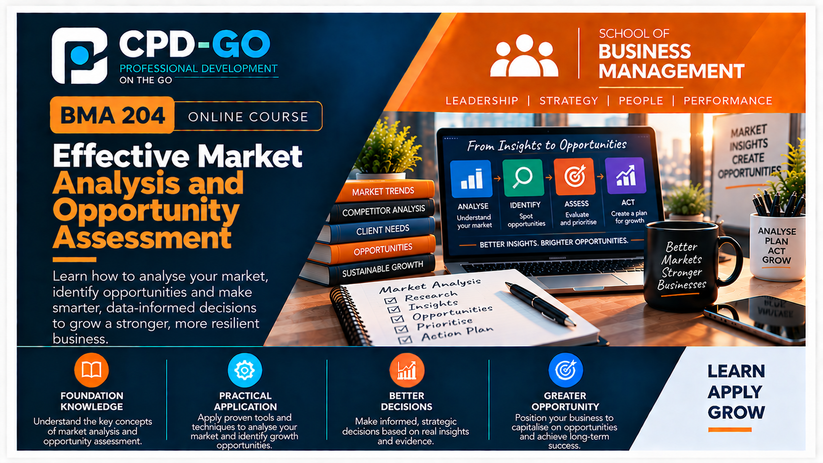 Product image for BMA 204 - Effective Market Analysis and Opportunity Assessment