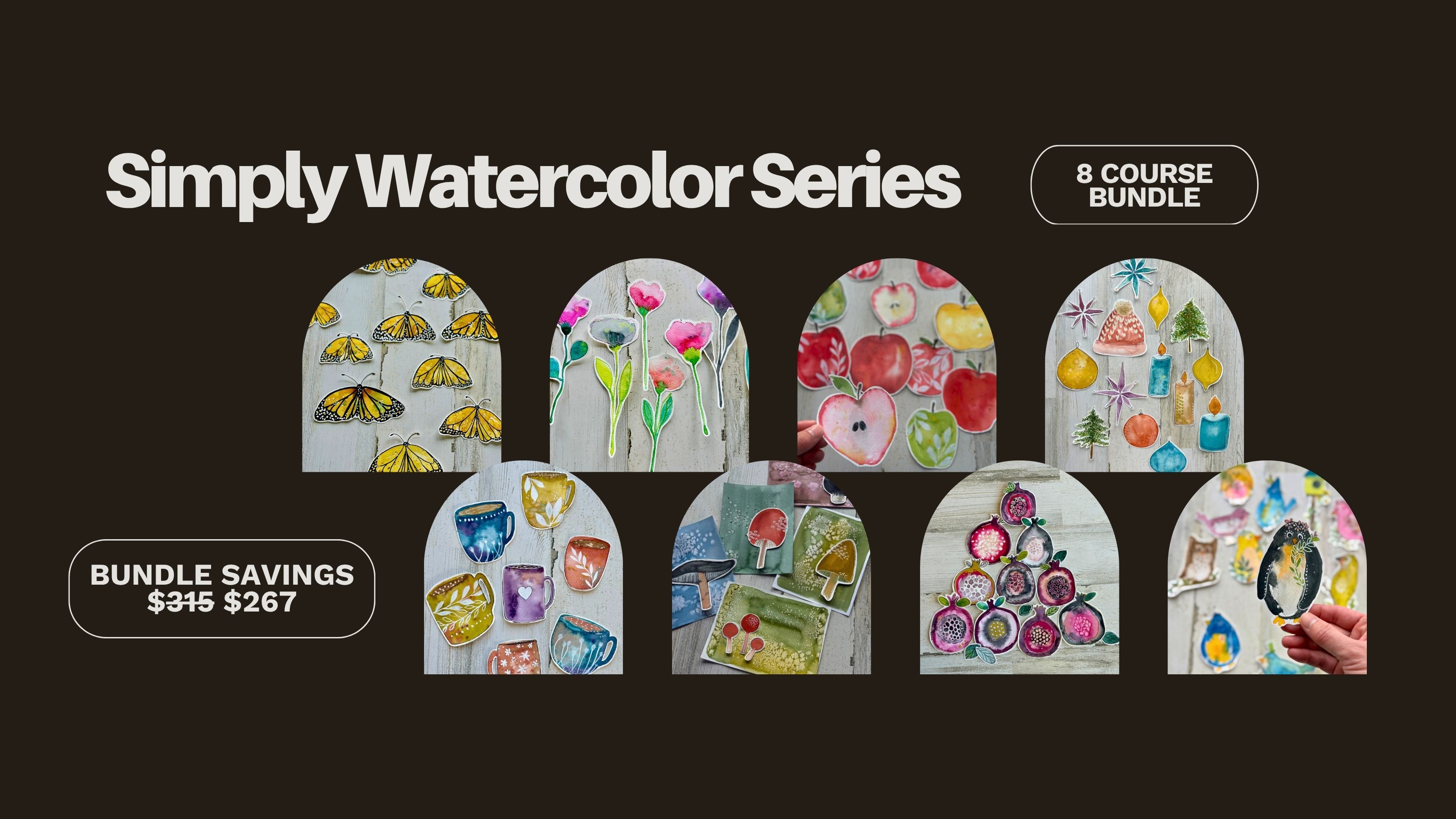 Product image for Simply Watercolor Series Bundle of 8