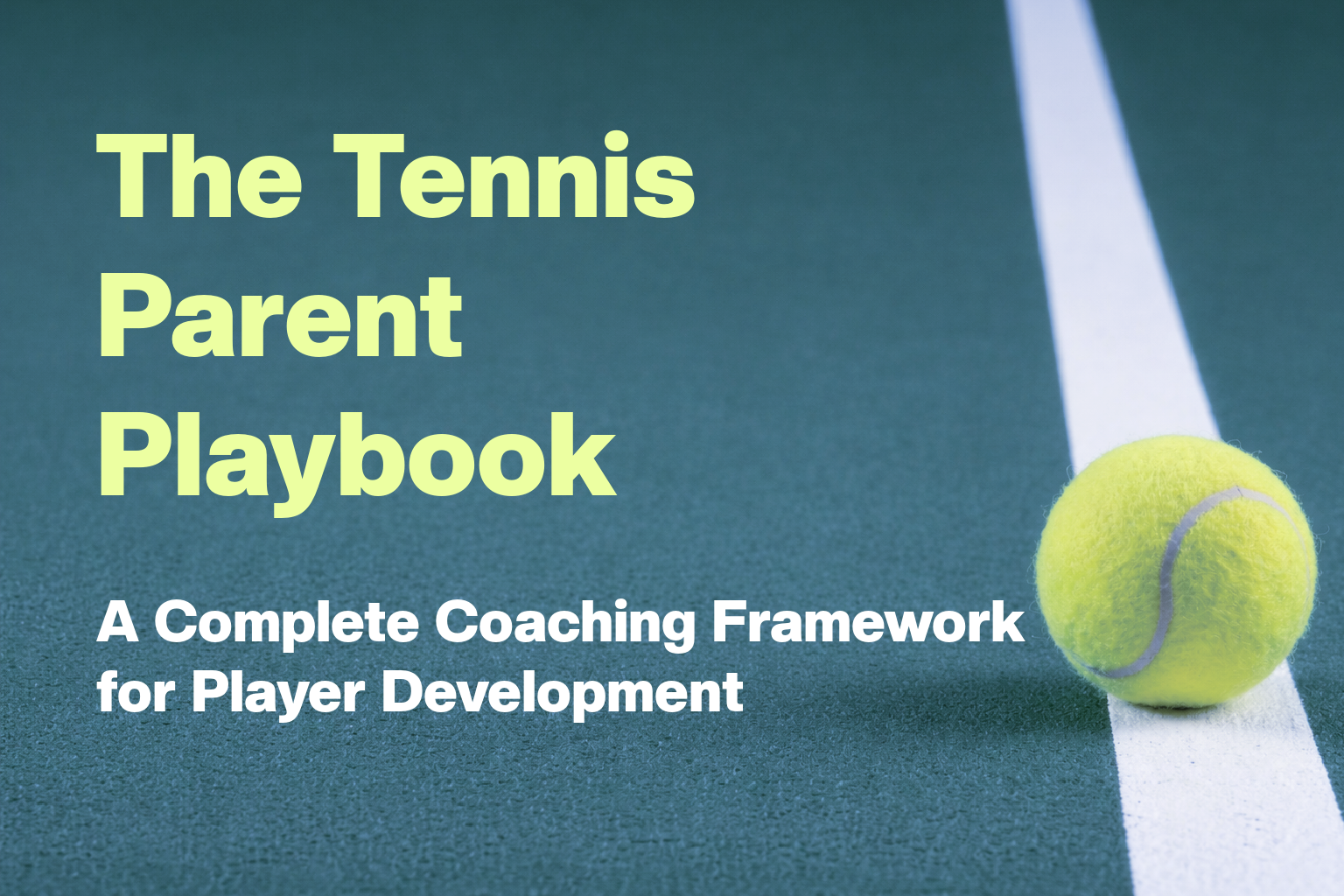 Product image for The Tennis Parent Playbook