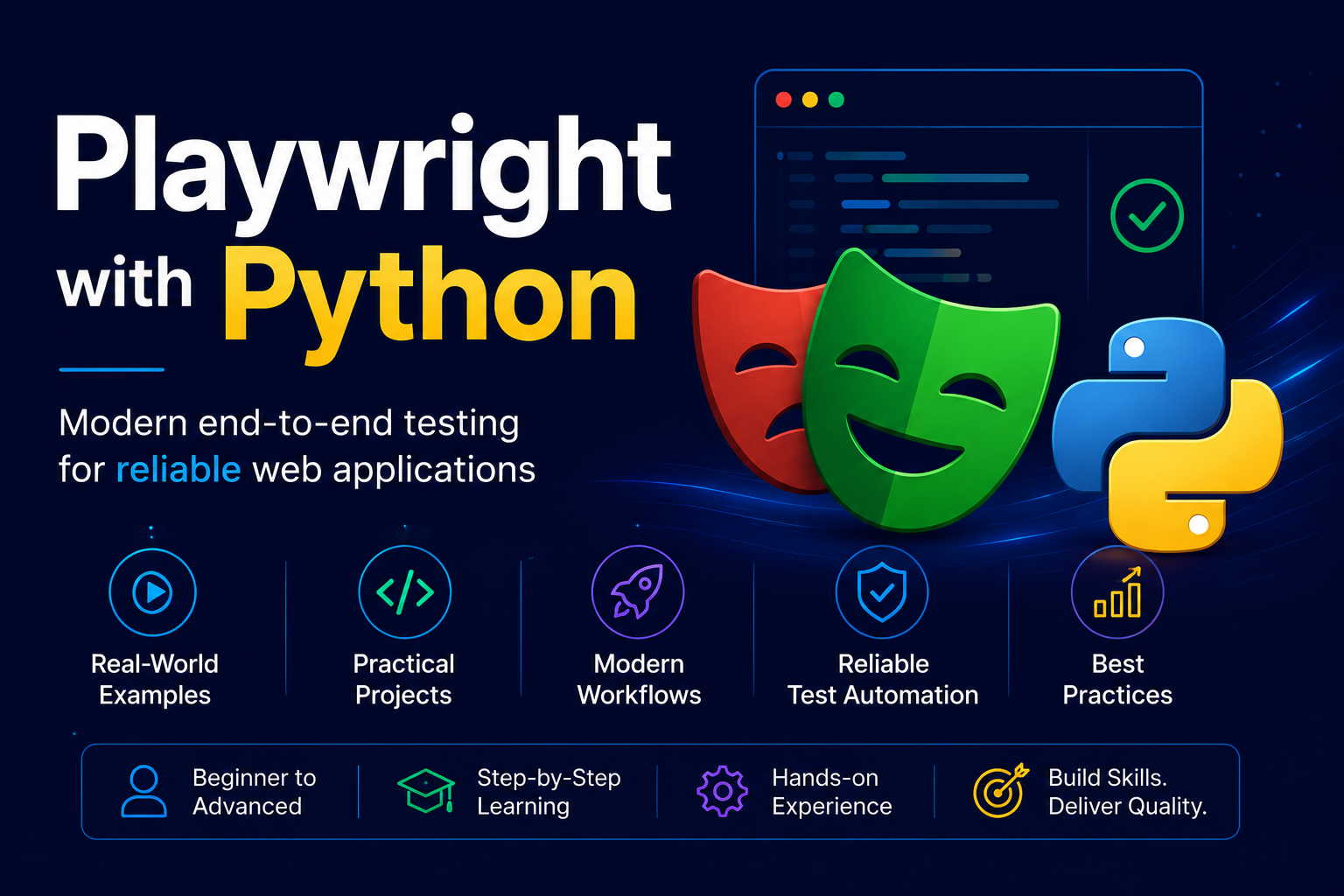 Product image for Playwright with Python