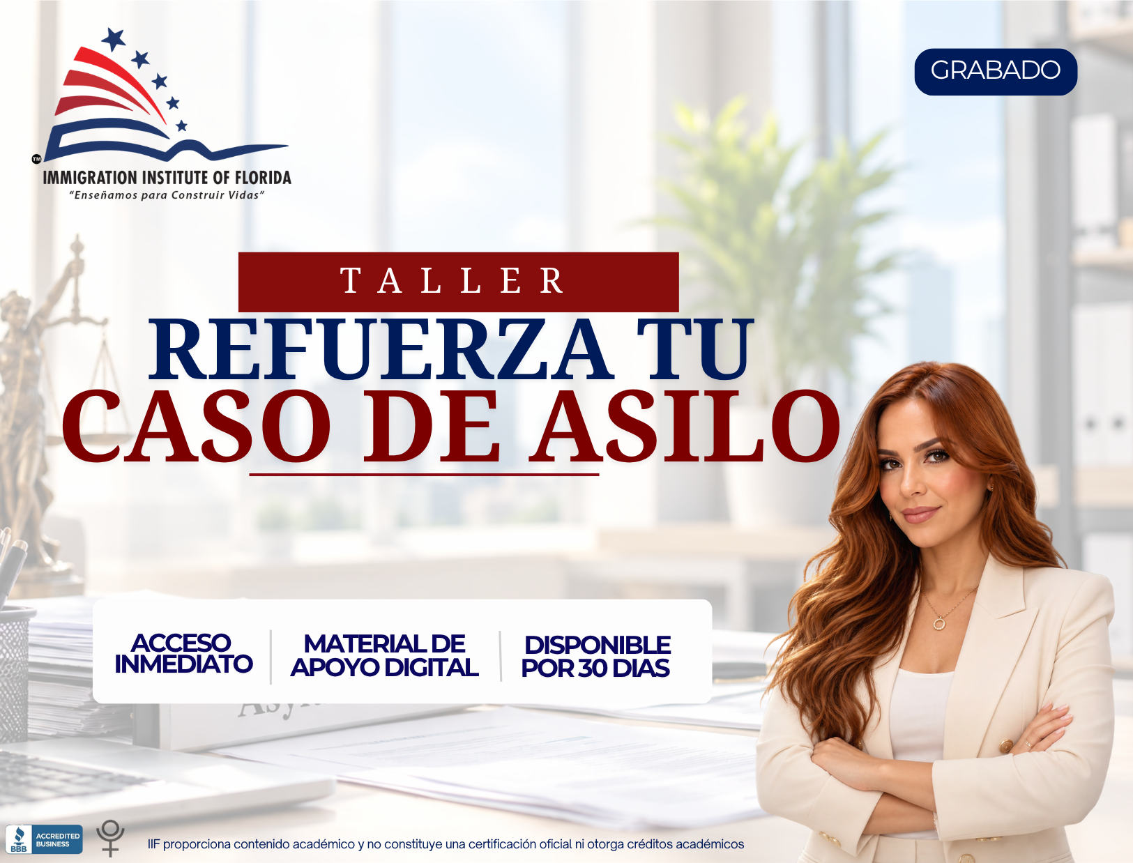 Product image for TALLER: REFUERZA TU CASO DE ASILO